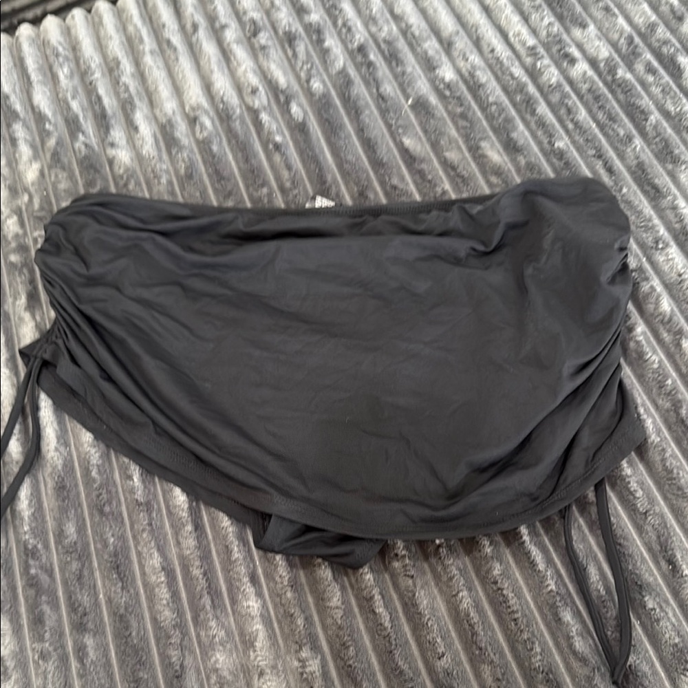 Black Ruched Bikini Bottom - Picture 4 of 5